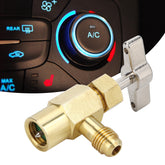 R134A Female Thread 1/2ACME Air Conditioning Refrigerant Bottle Can Opener Valve Air Conditioning Tool